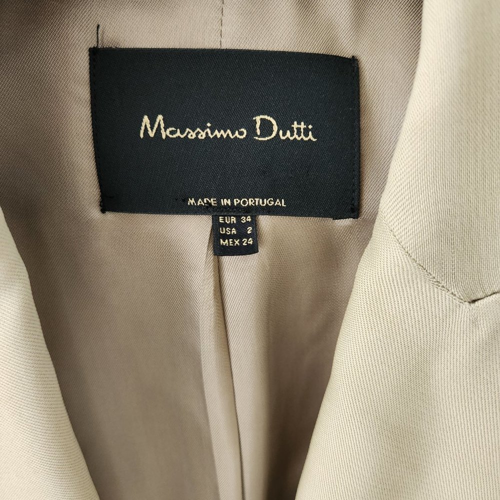 Massimo Dutti Blazer, Tan - Picture 3 of 5